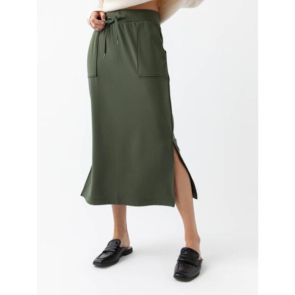 Women's Brushed Bamboo
Patch Pocket Midi Skirt green xs - Picture 3 of 13